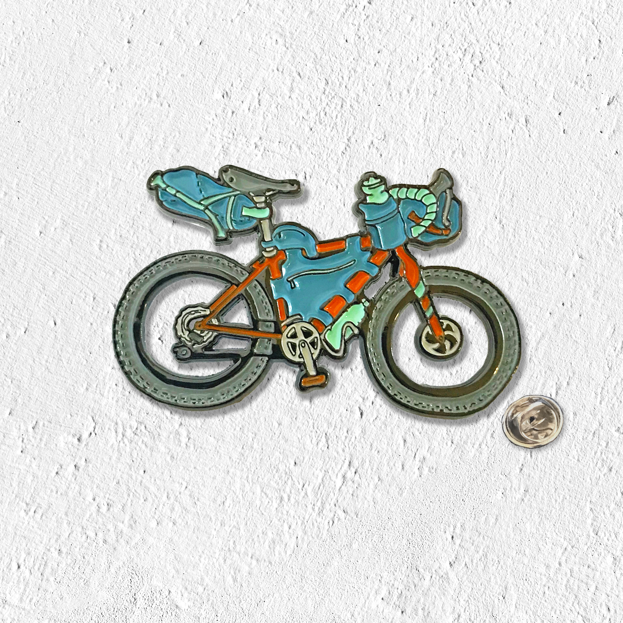 Google Bike Enamel Pin